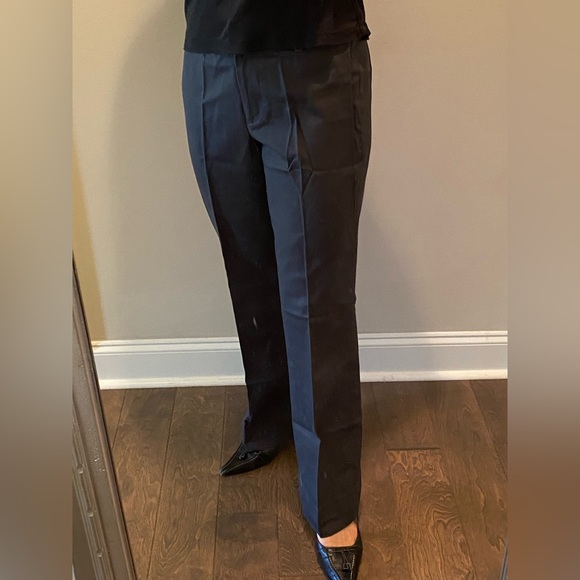 Charcoal Straight Leg Pants - Ann Taylor - Picture 1 of 7
